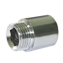 Подовжувач SF 1/2" L=15мм хромований, фото 1