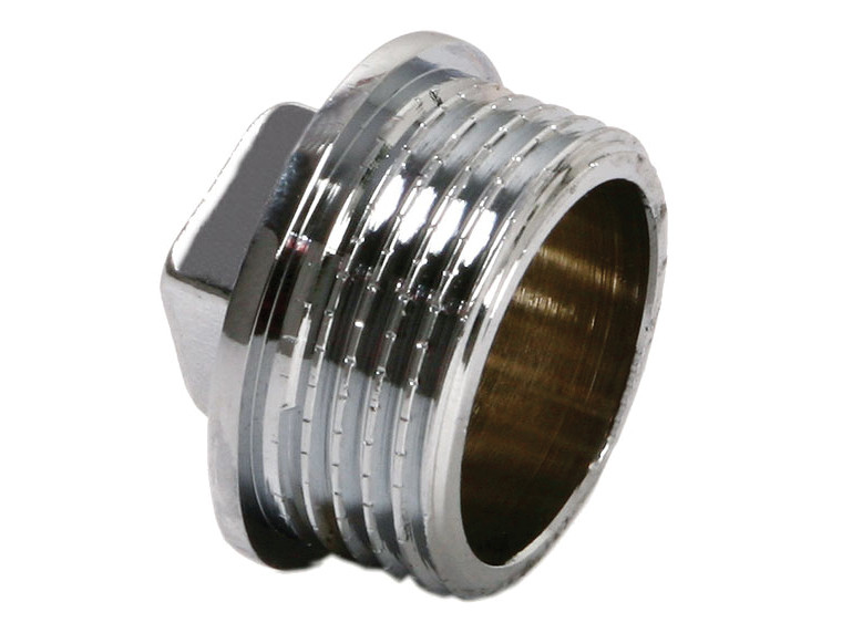 Заглушка REMER 1/2" зовнішня хромована, фото 1