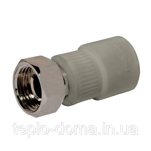 Муфта з накидною гайкою PP-R SANTAN 20х1/2" з внутрішнім різьбленням