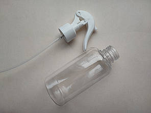 200 - 215 мл ПЕТ з мінітригером, для антисептика 28/410 кругла пляшка, флакон, ємність пластикова, фото 2