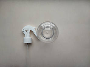 200 - 215 мл ПЕТ з мінітригером, для антисептика 28/410 кругла пляшка, флакон, ємність пластикова, фото 3