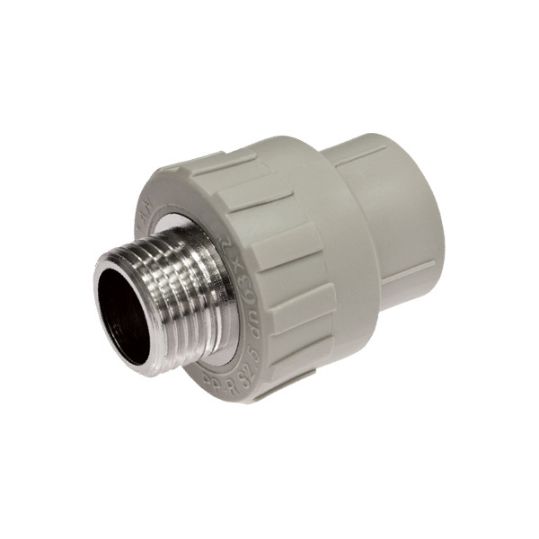 Муфта PP-R SANTAN 75х2 1/2" із зовнішнім різьбленням, фото 1