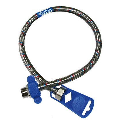 Шланг для води SANTAN Flex-water 1/2"х1/2", 40 см, гайка-штуцер, фото 1
