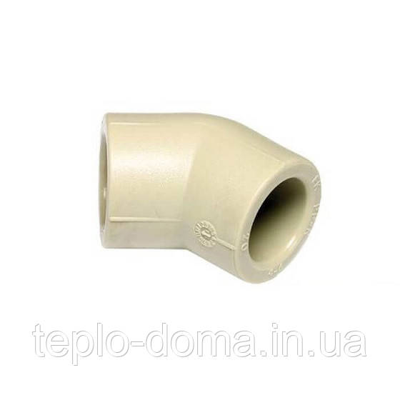 PP-R Коліно (кут) 25х45° Wavin Ekoplastik