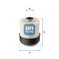 Фильтр топливный UFI 26.115.00