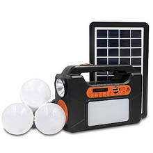 Ліхтар радіо Mini Solar PowerBank генератор із сонячною панеллю LED лампа