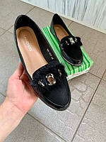 Туфли балетки женские черные размер 37,38