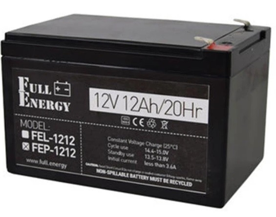 Акумулятор 12В 12Аг для ДБЖ Full Energy FEP-1212