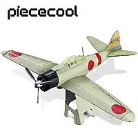 Металлический 3D-пазл Piececool MITSUBISHI A6M ZERO Plane