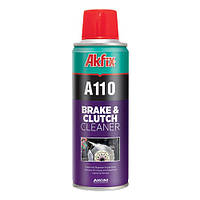 Akfix A110 спрей для очистки колодок и сцепления 500мл