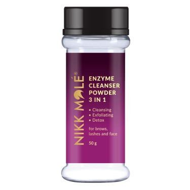 Nikk Mole Ензимна пудра для брів та вій Enzyme Cleanser Powder, 50 г