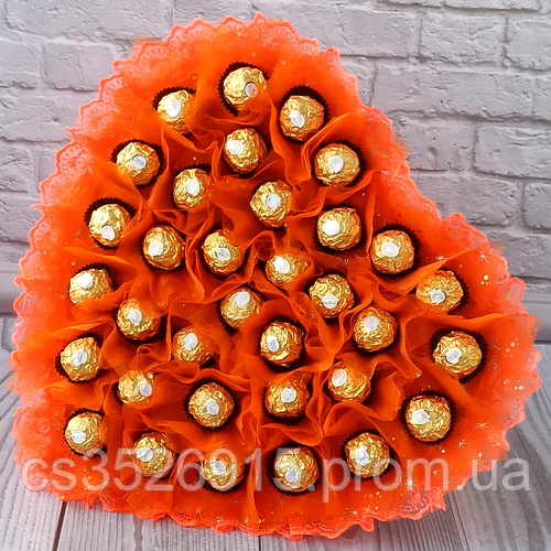 Конфетный букет из шоколада сладкий подарок ферреро роше для девушки ...