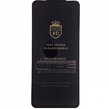 Захисний скло 6D Premium Motorola Moto G10 use Moto G20 use Moto G30 Full Glue повна проклейка, чорне