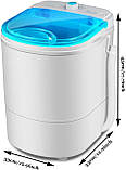 Поративна напівавтоматична пральна машина міні для прання нижньої білизни, фото 2