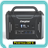 Портативна зарядна станція, повербанк для ноутбука, котла, телевізора Energizer PPS320 (220В)  -320 Ват/годин