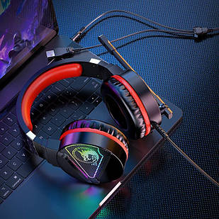 Ігрові навушники з мікрофоном W104 Drift Gaming Red