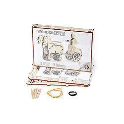 Конструктор із фанери Wooden City Римська Коліщанка (Roman Chariot)