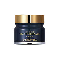 Крем для обличчя з коллоїдним золотом і муцином равлика Medi-Peel 24k Gold Snail Repair Cream, 50 мл