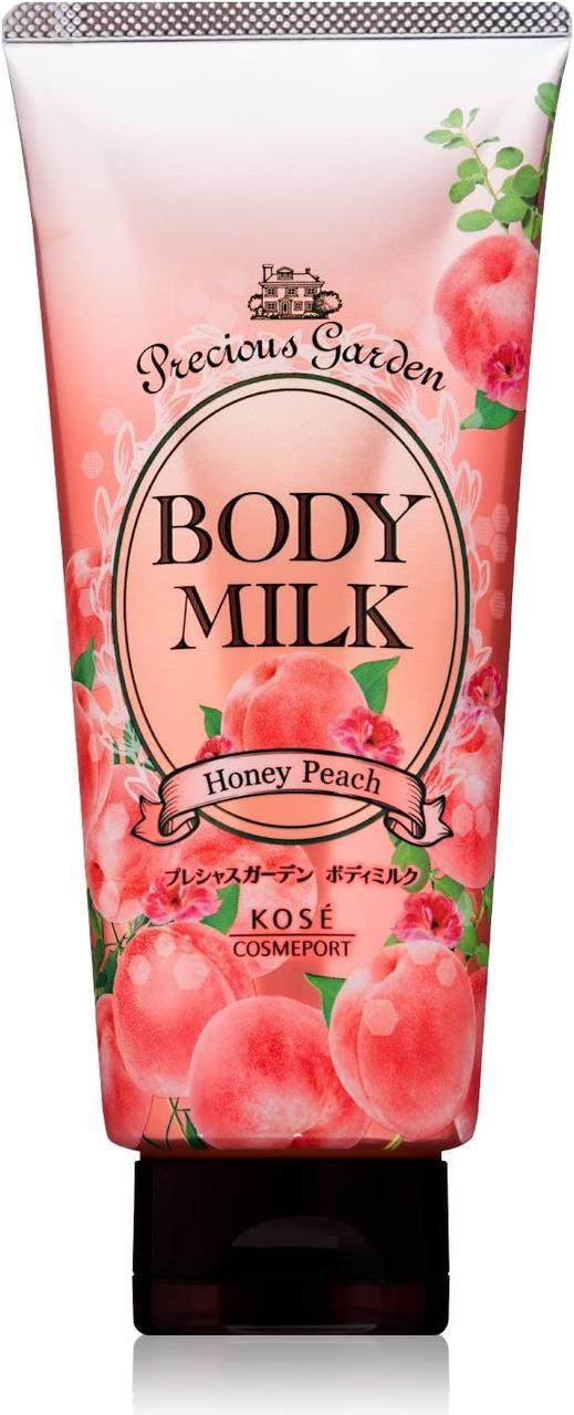 KOSE Precious Honey Peach Молочко для тіла з цінними оліями та медово-персиковим ароматом, 200 г