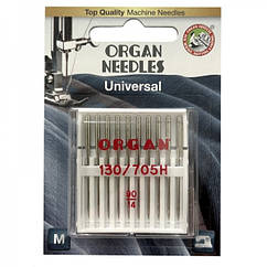 Голки швейні універсальні ORGAN №90 для побутових швейних машин блістерна упаковка 10 штук (6498)