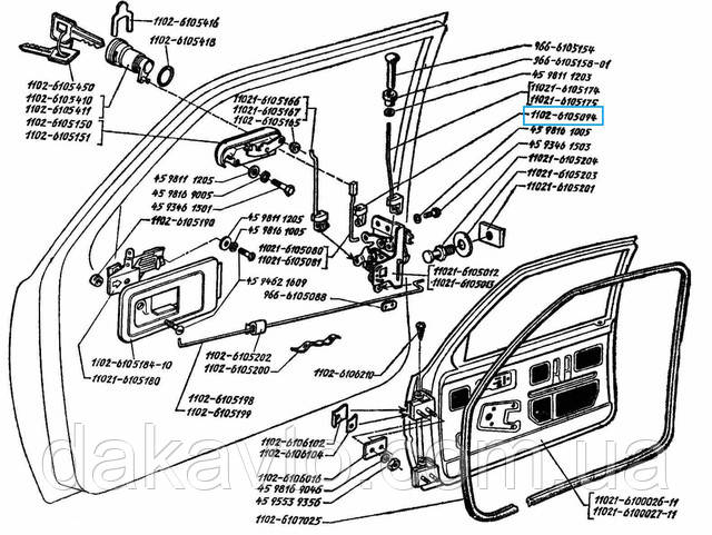 Скоба крепления тяги замка двери Таврия ЗАВОД (ID#1736157343), цена: 25 ...