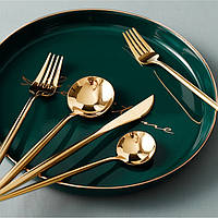 Набір столових приладів Gold на 6 персон (24 предмети) SP 0101