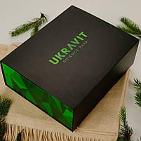 Коробка Бокс Подарункова з Кришкою на Магнітах з картону Чорна 160х270х95 мм, фото 5
