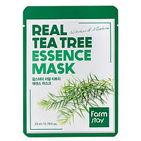 Тканевая маска для лица с экстрактом чайного дерева FarmStay Real Tea Tree Essence Mask, 23 мл