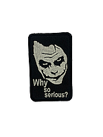 Шеврон (патч) Туз Джокер Joker Why so serious на липучке