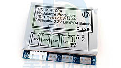 Контролер захисту заряду розряду BMS 4S LiFePo4 50-120A (14674)