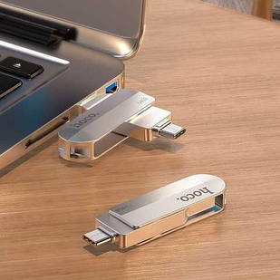 Флешка Type-C + USB  64Gb (USB типу C і USB типу A)