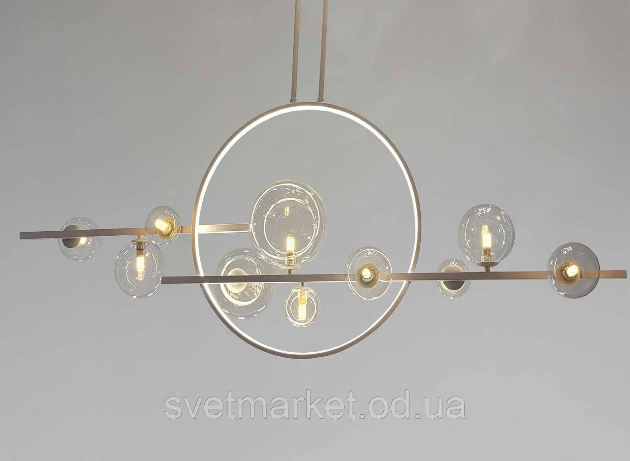 Дизайнерська стельова люстра 1003/10WH