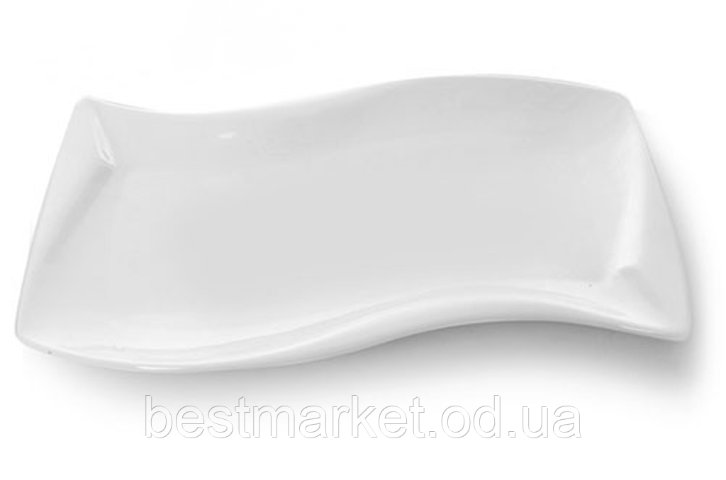 Блюдо Фарфорове Хвиля 14 Stenson MC2618-14 (35,6см)