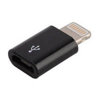 Новинка Переходник Lightning to Micro USB Lapara (LA-Lightning-MicroUSB-adaptor black) !
