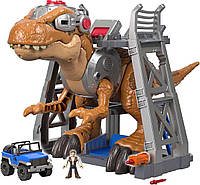 Огромный Динозавр Тиранозавр Рекс 74 см и Оуэн со звуком и светом Jurassic World T. Rex Fisher-Price FMX85