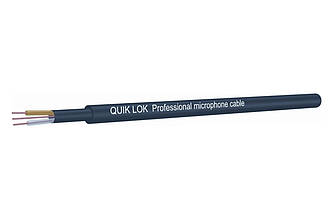 Кабель мікрофонний пометрово Quik Lok CM675BK