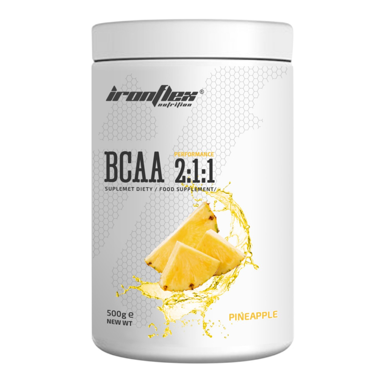 Амінокислоти BCAA Performance 2-1-1 500g (Pineapple)