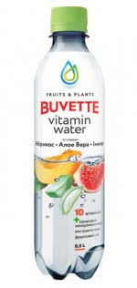 

Напій Buvette Vitamin Water з абрикосом, інжиром та алое-вера 500 мл