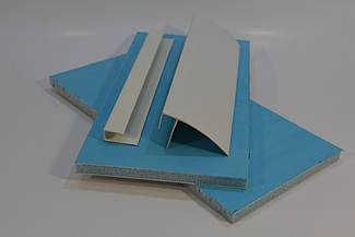 Відкоси із сендвіч панелі 200мм двусторонні в комплекті з профілями