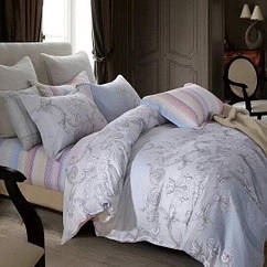 Постільна білизна сатин європейський комплект Vie Nouvelle Класик Гранд Презент CL-075