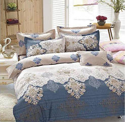 Постільна білизна сатин європейський комплект Vie Nouvelle Класик Гранд Презент CL-091