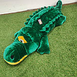 Крокодил 150 см Темно-зелений, фото 5