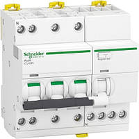 Диференціальний авт. вимикач Acti9 iCV40 3Р+N, 10А, 30мА Schneider Electric