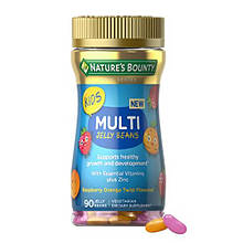 Дитячі жувальні мультивітаміни Nature's Bounty Kids multivitamin Jelly Beans 90 шт.