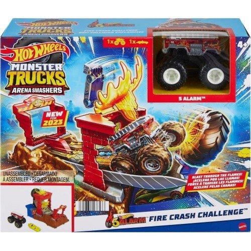 Трек Хот Вівс Hot Wheels Monster Trucks Fire Crash Challenge HNB90