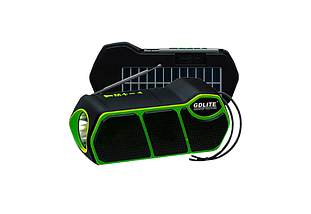 Багатофункціональна портативна сонячна система (ліхтарик, радіо FM, Bluetooth, power bank) GD-LITE-11, фото 4