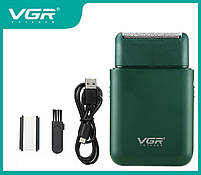 Електробритва VGR Professional Men`s Shaver V-390 Green (V-390-Green), фото 7