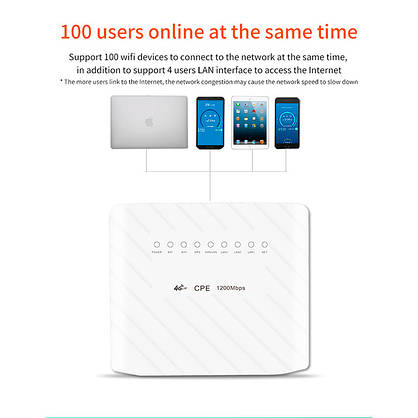 4G Wi-Fi роутер TianJie H810 (6 покоління! / 300 мбіт/с) + АКУМУЛЯТОР (5000 mAh), фото 3