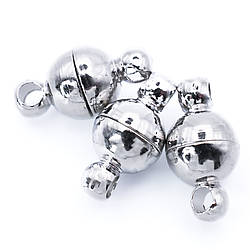 Замок магнітний Куля 6 мм Платина 1 шт.