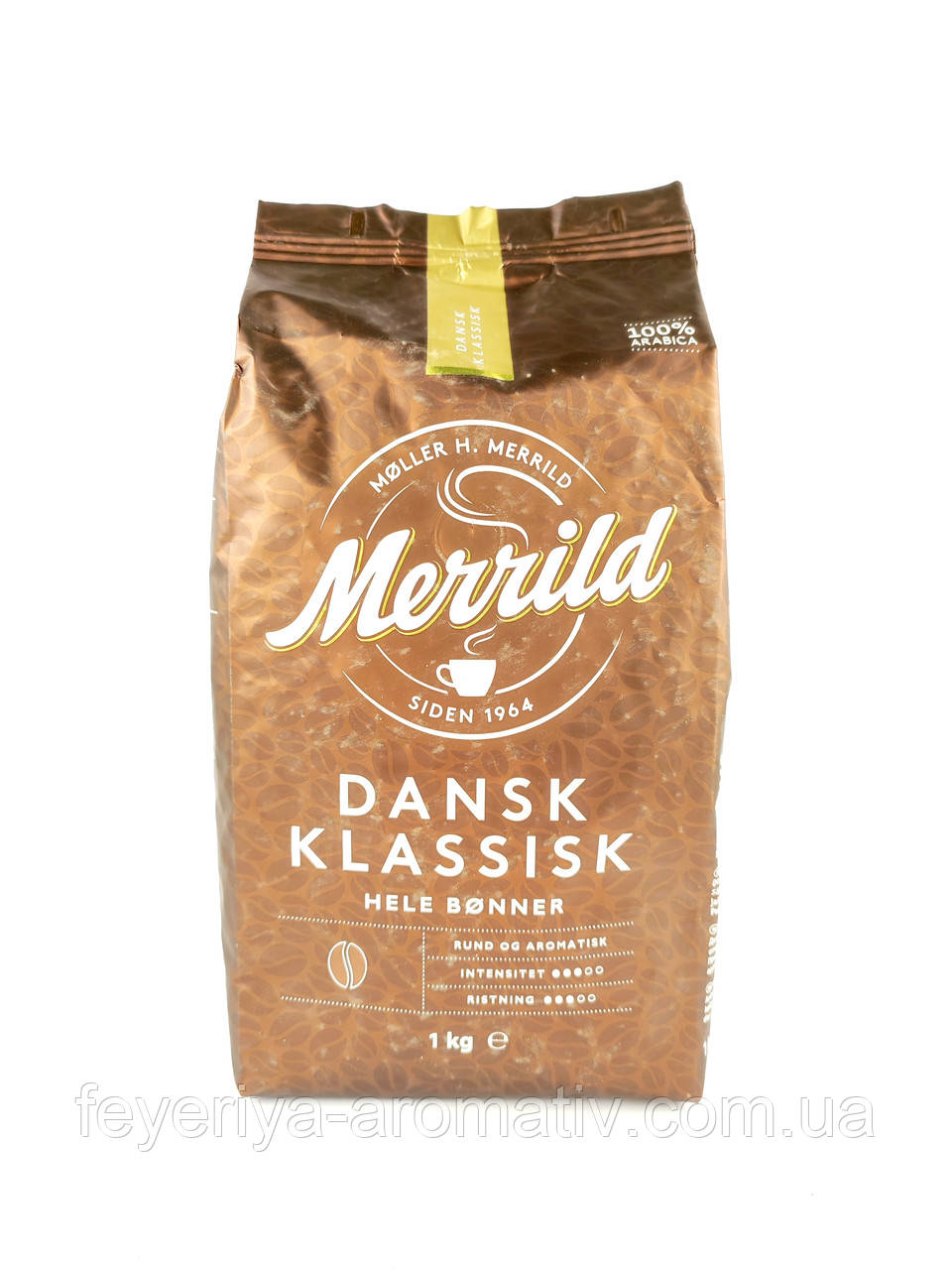 Кава в зернах Merrild Dansk Klassisk 1 кг Італія